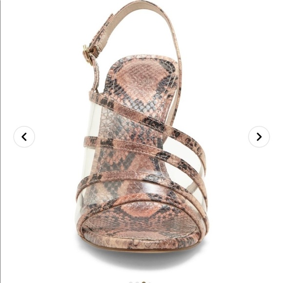 LOUISE Et Cie Nabila Snake Print Strappy Sandal Swifty Size 7 - Picture 2 of 9